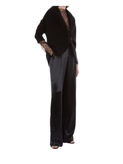 Cardigan in lana merino e cashmere Alberta Ferretti Alberta Ferretti | 252U_090366010555 NERO